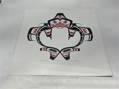 CLARENCE WELLS INDIGENOUS PRINT (17”x18”)