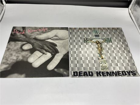 2 DEAD KENNEDYS RECORDS - (VG+)