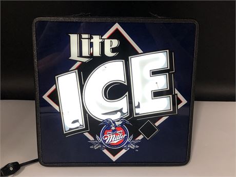 SMALL MILLER ICE NEON SIGN 10X10”
