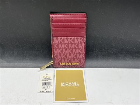 BRAND NEW MICHAEL KORS CARD CASE - 5”