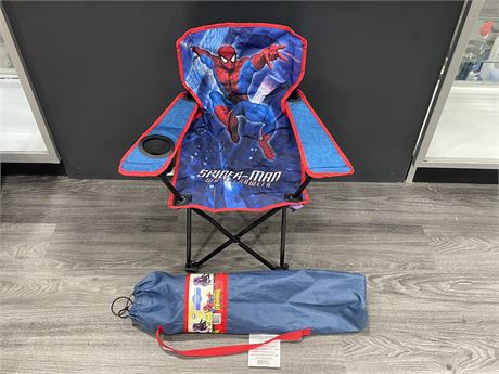 YOUTH SPIDER-MAN FOLDING ARMCHAIR - LIKE NEW