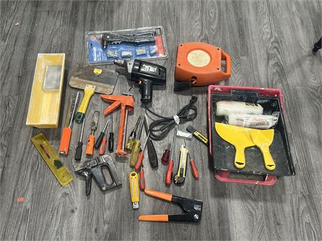 LARGE LOT OF MISC TOOLS