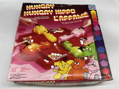 VINTAGE HUNGRY HIPPO GAME - COMPLETE