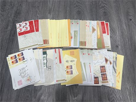 120+ CANADIAN STAMP FIRST DAY COVERS