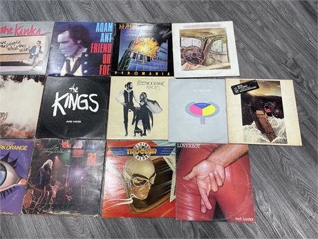 16 RECORDS (6 IN DECENT CONDITION - REST ARE SCRATCHED)