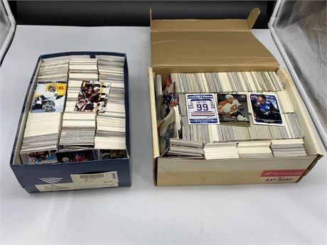 2 BOXES OF MISC NHL CARDS