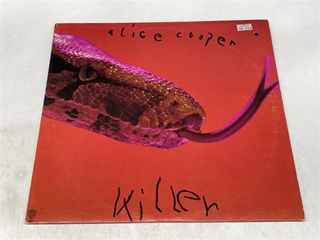 ALICE COOPER - KILLER - VG+ (SLIGHTLY SCRATCHED)