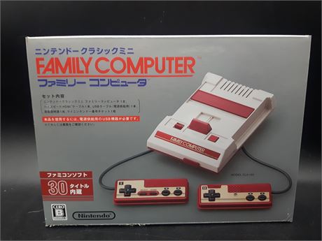 SEALED - OFFICIAL NINTENDO FAMILY COMPUTER MINI CONSOLE