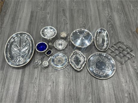 LOT OF QUALITY VINTAGE BIRKS PLATED SILVERWARE
