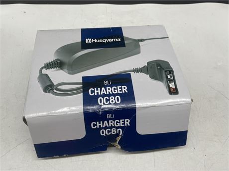 HUSQVARNA QC 80 CHARGER IN BOX