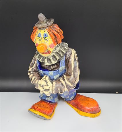 PAPER MADE MEXICAN CLOWN 60's JEANNE VALENTINE