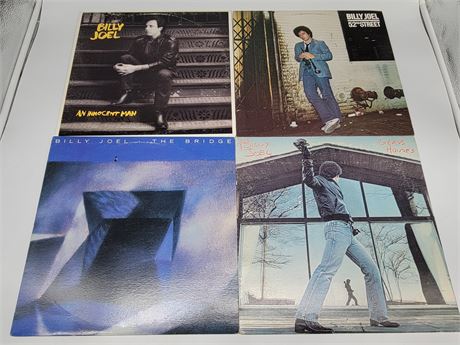 3 BILLY JOEL RECORDS (good condition)
