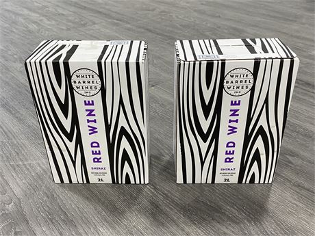 2 BOXES OF SOUTH AFRICAN 2 LITRE RED WINE