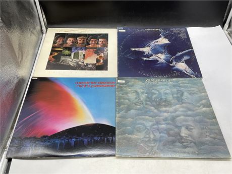 4 WEATHER REPORT RECORDS - (E) EXCELLENT CONDITION