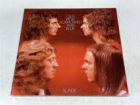 SLADE - OLD NEW BORROWED AND BLUE - EXCELLENT (E)
