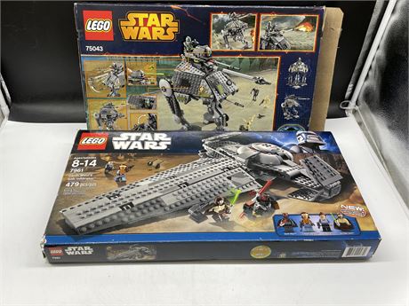 2 OPEN BOX USED STAR WARS LEGO