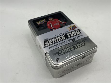 SEALED 2022/23 NHL SERIES TWO UD TIN