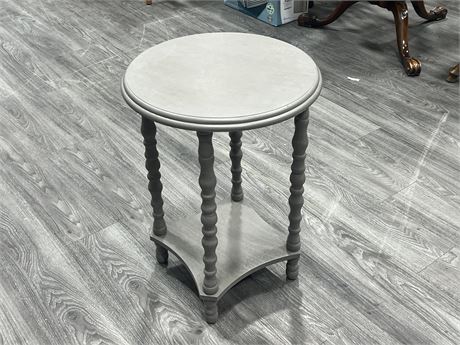 GREY SIDE TABLE (24” tall)