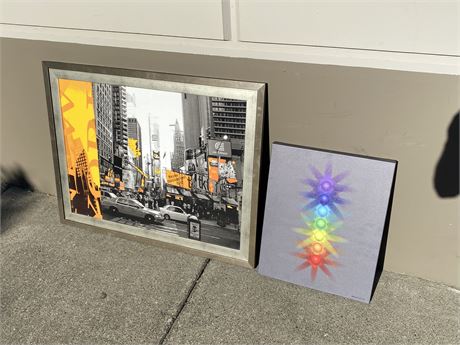 FRAMED CITY PICTURE (36”x28”) & CANVAS PRINT