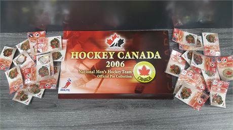 (NEW) 2006 TEAM CANADA PIN COLLECTION