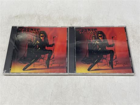 2 SEALED - THE CRIMPS - FLAMEJOB CD’S