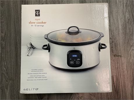 PRESIDENTS CHOICE DIGITAL SLOW COOKER