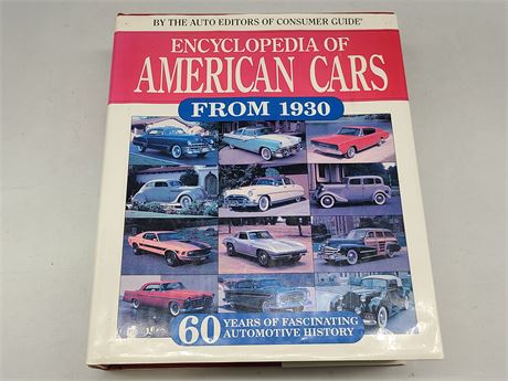 ENCYCLOPEDIA OF AMERICAN CARS FROM 1930 (Great shape)