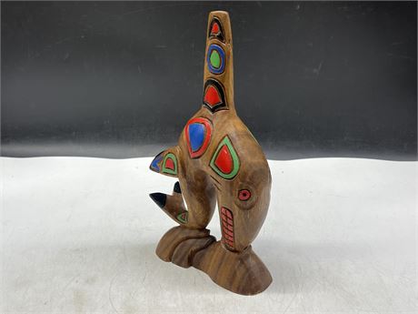 INDIGENOUS WOOD CARVING (12” tall)