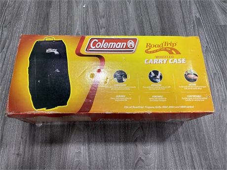 COLEMAN WHEELED CARRYING CASE (Like new)