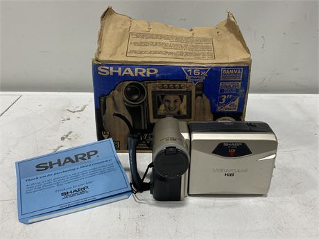 SHARP CAMCORDER W/BOX