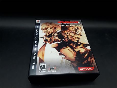 METAL GEAR SOLID 4 LIMITED EDITION - VERY GOOD CONDITION