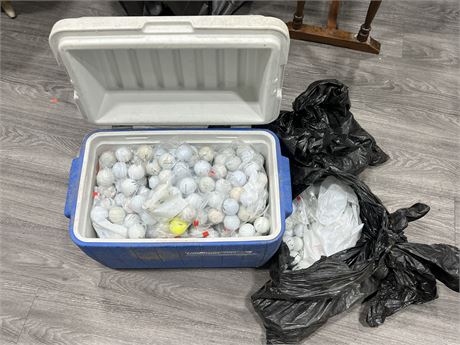 LARGE LOT OF USED GOLF BALLS