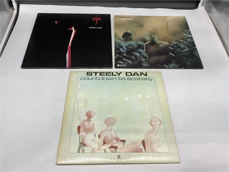 3 STEELY DAN RECORDS - EXCELLENT (E)