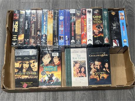 22 SEALES VHS TAPES