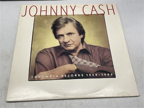 JOHNNY CASH - 1958-1986 2 LP’S - EXCELLENT (E)