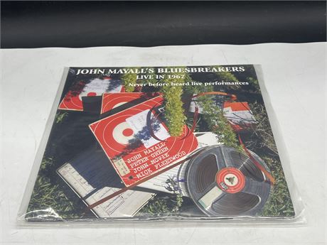 JOHN MAYALLS BLUESBREAKERS - LIVE IN 1967 - DOUBLE LP - MINT (M)