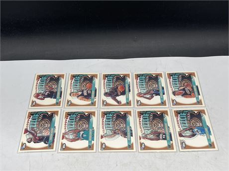 LOT OF TOPPS VANCOUVER GRIZZLIES CARDS