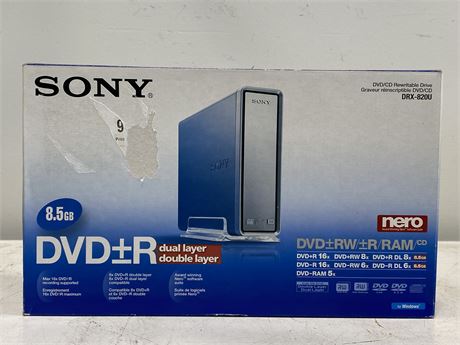 SONY DVD+R 8.5GB DRIVE IN BOX