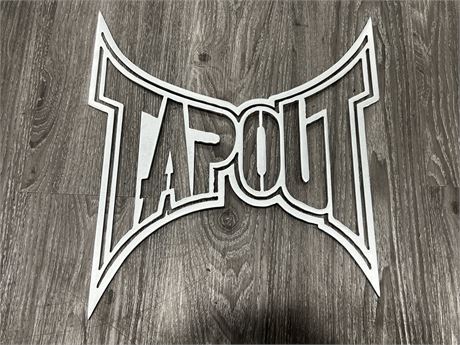 CUSTOM METAL TAPOUT SIGN (16” wide)