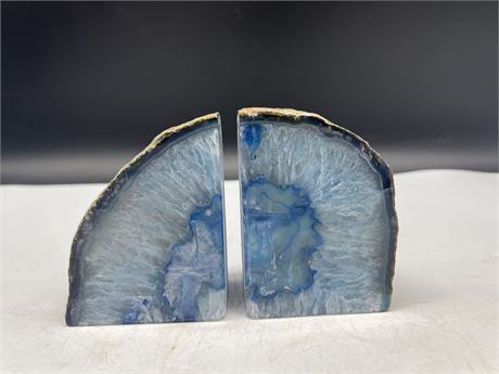 AGATE BOOKENDS - 4.5”