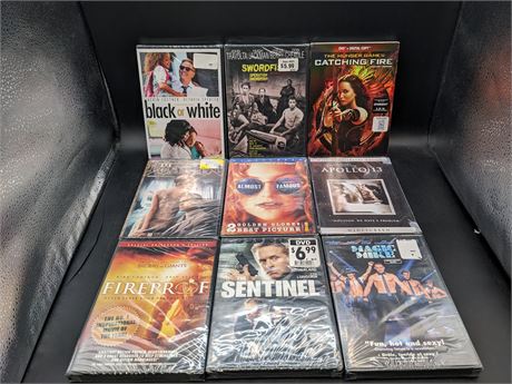 SEALED - COLLECTION OF DVD ACTION & DRAMA MOVIES