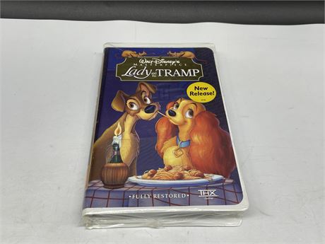 SEALED - LADY AND THE TRAMP VHS