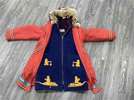 2 PIECE HANDCRAFTED INUVIK COAT