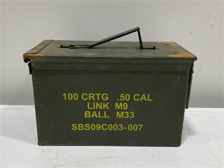 US MILITARY 50 CAL AMMO BOX