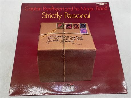 CAPTAIN BEEFHEART AND HIS MAGIC BAND UK PRESSING - STRICTLY PERSONAL - (E)