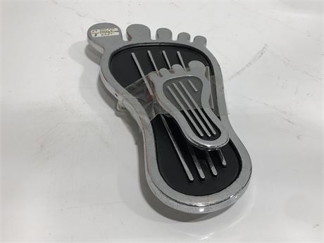 CHROME FOOT GAS PEDAL AND FOOT DIMMER PEDAL