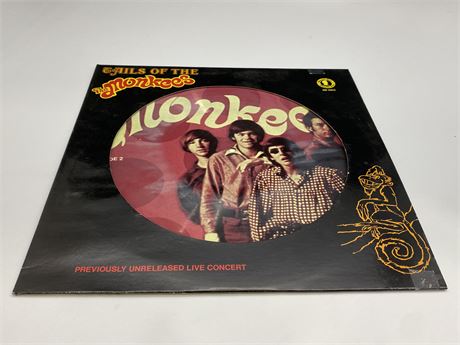 THE MONKEES PICTURE DISC - FAIR CONDITION