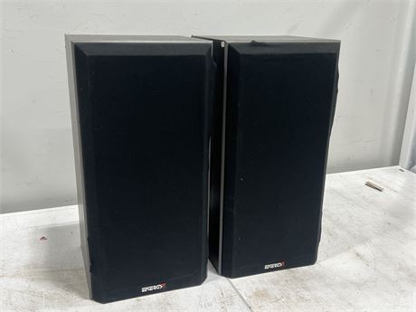2 ENERGY MADE IN CANADA SPEAKERS (19” tall)