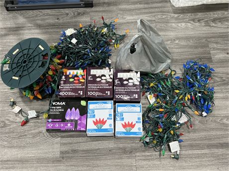 LOT OF XMAS LIGHTS - SOME NEW