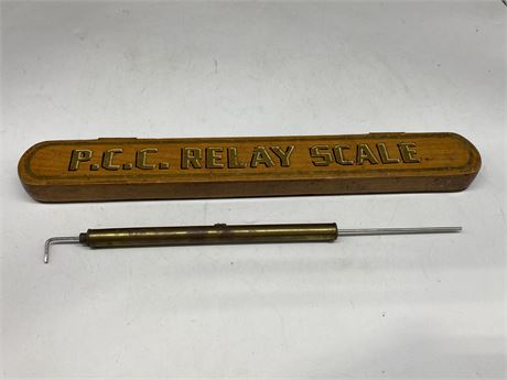 ANTIQUE PCC RELAY SCALE IN BOX